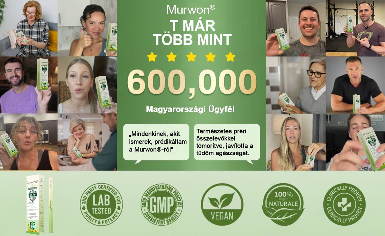 🇭🇺 High-Quality Hungarian Product with Domestic Shipping 🥇 Murwon® Herbal Lung-Cleansing Diffuser 🧄(👨‍⚕️ Effective Help for Cough, Sore Throat, Shortness of Breath, Mucus, Nasal Congestion, Bronchitis, Allergy Symptoms and Lung Problems) ❤️