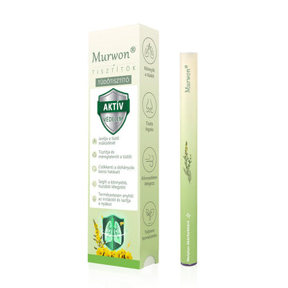 🇭🇺 High-Quality Hungarian Product with Domestic Shipping 🥇 Murwon® Herbal Lung-Cleansing Diffuser 🧄(👨‍⚕️ Effective Help for Cough, Sore Throat, Shortness of Breath, Mucus, Nasal Congestion, Bronchitis, Allergy Symptoms and Lung Problems) ❤️