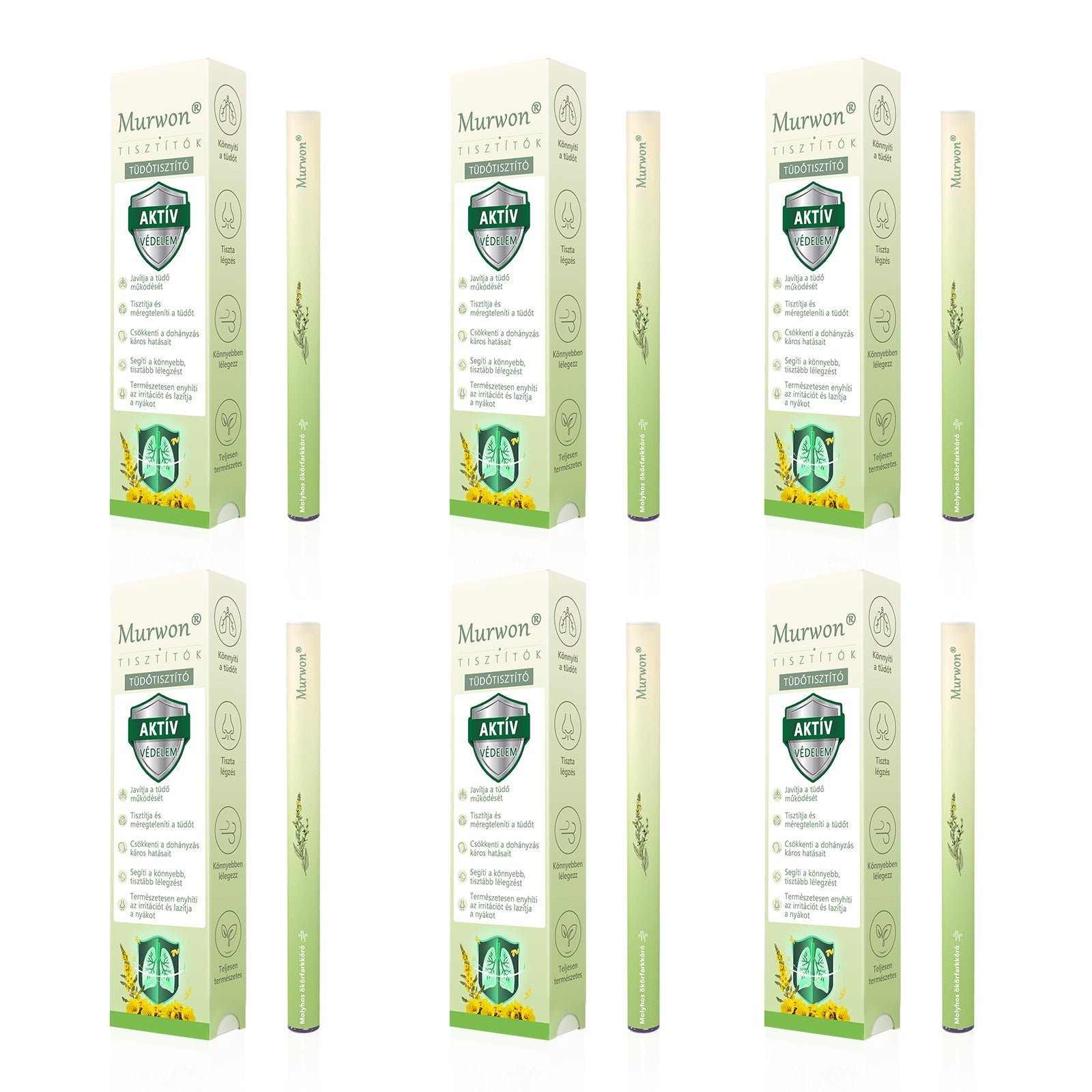 🇭🇺 High-Quality Hungarian Product with Domestic Shipping 🥇 Murwon® Herbal Lung-Cleansing Diffuser 🧄(👨‍⚕️ Effective Help for Cough, Sore Throat, Shortness of Breath, Mucus, Nasal Congestion, Bronchitis, Allergy Symptoms and Lung Problems) ❤️