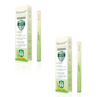 🇭🇺 High-Quality Hungarian Product with Domestic Shipping 🥇 Murwon® Herbal Lung-Cleansing Diffuser 🧄(👨‍⚕️ Effective Help for Cough, Sore Throat, Shortness of Breath, Mucus, Nasal Congestion, Bronchitis, Allergy Symptoms and Lung Problems) ❤️